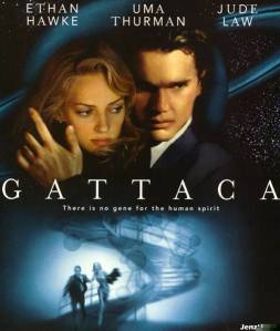 Gattaca Movie promo pic - Uma Thurman and Ethan Hawke